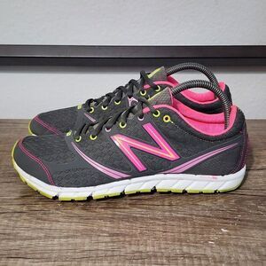 New Balance Gray and Pink Athletic Shoes
